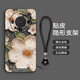 魔巖【隱形支架殼】適用華為mate60手機(jī)殼Mate60Pro油畫花朵Mate70pro+全包防摔50新款40保護(hù)套高級(jí)感 隱形支架-油畫黑茶花-贈(zèng)短黑繩 華為Mate60Pro/60Pro+