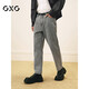 GXG男裝 直筒牛仔褲男長(zhǎng)褲2025春季新品 花灰 175/L
