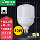 亞明照明led燈泡節(jié)能燈E27螺口家用車間工地廠房高亮室內大功率照明球泡燈 30W-亞明納米LED球泡燈-單只裝