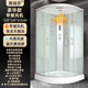 澳瑞莎整體淋浴房家用一體式玻璃簡(jiǎn)易洗澡房隔斷沐浴房衛(wèi)生間沖涼浴室 豪華款120+暖風(fēng)機(jī)【雙人洗浴】