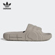 ADIDAS/阿迪達斯三葉草Adilette 22 男女休閑鞋厚底一腳蹬潮流運動(dòng)拖鞋 HQ4670 水泥灰 建議拍大一碼 43