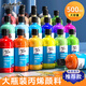 蒙瑪特(Mont Marte)丙烯顏料 瓶裝丙烯手繪涂鴉t恤diy衣服500ml藝考室內(nèi)外繪畫丙烯顏料套裝鈦白MSCH5001 速寫 馬克筆繪畫