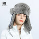 幕加格帽子女冬季2023新款保暖兔毛雷鋒帽冬天加厚騎車(chē)戶(hù)外風(fēng)雪帽5102