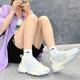 耐克（NIKE）ZOOM 2K 經(jīng)典百搭 男女復古休閑運動老爹鞋防滑耐磨緩震跑步鞋 AO0354-101淺紫女子 36.5