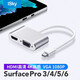 iskyMini DP轉(zhuǎn)HDMI/VGA轉(zhuǎn)換器迷你dp拓展轉(zhuǎn)接頭蘋果筆記本電腦微軟Surface擴(kuò)展器塢接電視投影儀二合一