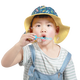 BanZ兒童嬰幼兒雙面沙灘防曬太陽帽 0-2歲夏季輕薄寬帽檐防紫外線遮臉 汽車巴士 0-2歲  頭圍：45-50cm