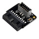 塵土 Type-e轉接頭USB3.1前置擋板線Type-E轉Type-C母 SATA主板 PCI拓展 主板19Pin 缺口朝外 【一個裝】