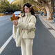 MARKYINXIANG韓系小碎花羽絨服女短款時(shí)尚小個(gè)子棉衣2025年冬季新款保暖外套 蘭花 HS0813 M