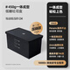 十色生活低糖吐司盒白色壓鑄450g小面包模具水立方烤箱用家用不沾烘焙工具 450g一體成型【帶蓋】SS8422