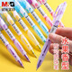 晨光文具BP8009按動(dòng)圓珠筆0.38mm細(xì)水果香味 圓珠筆筆類學(xué)生辦公重點(diǎn)標(biāo)記 及筆芯115 藍(lán) 0.38mm 藍(lán)色10支裝
