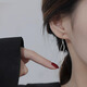 米蔓（MIMORE）S925銀幾何流蘇耳線女時尚潮流高級感氣質(zhì)耳飾養(yǎng)耳洞睡覺免摘防堵