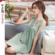 芊之雅（QIANZHIYA）睡裙女無(wú)袖背心坎肩夏天睡衣連衣裙夏款莫代爾居家服夏天薄款裙子