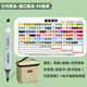申內(nèi)利爾 日本Senalier 三代軟頭馬克筆  油性套裝膚色學(xué)生動(dòng)漫套裝FK色系生酒精服裝全套手繪 服裝--三代軟頭 72色