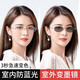 創(chuàng  )果 純鈦變色平光眼鏡女 自動(dòng)變色防紫外線(xiàn)防藍光輻射看手機電腦護目 純鈦8021紅色-無(wú)度數變色+防藍光