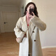 GARNUO羽絨服內(nèi)膽燕麥色毛呢外套女秋冬季新款90白鴨絨白色加厚呢子大衣 燕麥色【羽絨內(nèi)膽】 M 【101-115斤】