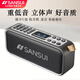 SANSUI山水 F36收錄兩用收音機(jī)藍(lán)牙便攜音響充電重低音插卡U盤音樂音箱老人太極拳晨練跳舞音響 深灰/曬單領(lǐng)8G卡+充電器 讀卡器