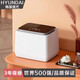 HYUNDAI韓國現(xiàn)代全自動(dòng)洗衣機(jī)小型迷你高溫煮洗內(nèi)衣褲嬰兒童單桶桌面清宿舍家用帶脫水洗襪子神器洗脫一體 琥珀黑 升級款（標(biāo)準(zhǔn)電機(jī)+銀離子）