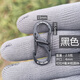 LISM帶鎖8字扣不銹鋼快掛扣戶(hù)外背包扣拉鎖包鏈扣防盜S形扣鑰匙扣S型 黑色3只