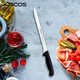 ARCOS Arcos進口廚刀西班牙火腿專用刀三文魚片刀韌性刀刃刀具廚房 黑色 刀刃長度22cm