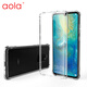 澳浪適用 華為mate20pro手機殼 huawei mate20Pro保護套TPU全包防摔四角氣囊軟殼 升級版透白