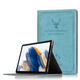 久宇 適用于三星Galaxy Tab A8保護套2021款平板電腦SM-X200/X205皮套10.5英寸輕薄防摔護角殼 輕奢藍【輕薄皮套】 三星平板tab a8電腦保護殼