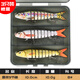 獵魚傳奇 遠投淡9節(jié)泥鰍仿生路亞假餌翹嘴鱸魚鱖魚桂魚10克野釣江河路亞餌 10cm 三條盒裝A【適釣5斤內(nèi)】