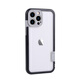 帝仕信 【散熱無(wú)背板】適用蘋(píng)果14手機殼13promax新款iphone12Pro簡(jiǎn)約撞色15Promax防摔保護套 【純邊框撞色】純黑 iPhone 14 Pro