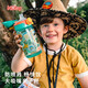 努比（Nuby）兒童喝水吸管杯大容量耐摔防漏戶外便攜帶卡扣閃亮運動水杯 露營貼紙 415ml
