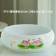 仟尚藝創(chuàng  )意水養專(zhuān)用容器大號無(wú)孔碗蓮荷花水培銅錢(qián)草水仙綠蘿花盆陶瓷盆 【TX荷塘月色】-20 【實(shí)物為準】