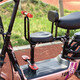 寶鉞電動(dòng)車(chē)自行車(chē)兒童座椅子前置嬰兒寶寶小孩電瓶車(chē)腳踏車(chē)前安全座椅 309直把哈雷單座+扶手+腳丫+靠背