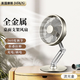 MROS桌面金屬小風(fēng)扇usb充電電風(fēng)扇迷你小型臺(tái)式全金屬支架折疊風(fēng)扇家用辦公室宿舍360度旋轉(zhuǎn)風(fēng)扇 流光金【內(nèi)置2000毫安電池】360°旋轉(zhuǎn)