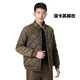 木子勝老式棉衣男冬季加絨加厚小棉襖應(yīng)急救災(zāi)棉服工地干活穿勞保棉衣 棕色03棉衣【絲棉款】 3XL 建議140-160斤