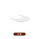Hauck成長(cháng)椅專(zhuān)用配件適用Alpha餐椅玩具坐墊餐盤(pán)儲物盒兒童餐椅 Alpha餐盤(pán)（白色）