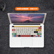 蘋果Apple MacBook Air 13.3英寸筆記本電腦鍵盤膜按鍵保護(hù)套可愛卡通防塵墊 御密達(dá) 大字