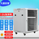 大唐安普12u/9U/6U網(wǎng)絡(luò )機柜墻柜 交換機柜弱電監控加厚小型機柜 DTT-6612 600x600深x600高12U 黑色（通體0.8，立梁1.5）