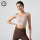 哈他瑜伽服內(nèi)衣星河性感美背健身上衣防震跑步運動女帶胸墊 淺紗粉 S