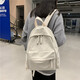 叢林鳥 小型書包女原宿ulzzang高中大學(xué)生雙肩包初中簡約女生ins風(fēng)旅行背包 白色