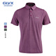 GLVX高爾夫服裝男裝短袖POLO衫休閑衣服薄款男士上衣戶(hù)外運動(dòng)高彈球衣 P1紫色 L