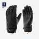 迪卡儂（DECATHLON）滑雪手套戶(hù)外滑雪騎行登山防寒保暖耐磨全指真皮手套SMGV SPRINT2代 黑色 S
