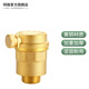 特路自動(dòng)排氣閥暖氣放氣閥4分6分1寸黃銅家用自來(lái)水管道空調(diào)泄氣閥門(mén) 4分平口排氣閥【升級(jí)款黃銅材質(zhì)