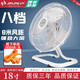 金羚（JINLING） 金羚搖頭趴地扇爬地扇家用臺式商用強大風(fēng)力功率工業(yè)風(fēng)扇落地扇 新款18寸白色搖頭（八檔）