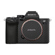 美本堂適用于索尼A7M4相機(jī)保護(hù)貼膜SONY a74機(jī)身貼紙貼皮碳纖維磨砂3M 碳纖維黑 A7M4