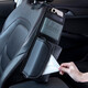 聚惠（JUHUI）汽車(chē)座椅側面收納袋車(chē)載紙巾盒車(chē)內椅背掛袋多功能儲物網(wǎng)兜置物架 碳纖紋-側邊收納袋【甄選皮革】