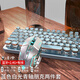 前行者（EWEADN） TK950無線藍(lán)牙朋克機(jī)械鍵盤鼠標(biāo)套裝有線三模辦公游戲電腦筆記本青軸復(fù)古外設(shè) 藍(lán)色白光