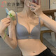 歐詩倩（Oushiqian）歐詩倩內(nèi)衣女小胸聚攏無鋼圈收副乳文胸無痕防下垂上托文胸罩 淺灰（單件） M 34/75(AB通杯厚約1C)