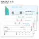西瑪（SIMAA）SJ132三聯(lián)單欄收據(jù)20組 無碳復(fù)寫 54K 175×83mm 10本裝 帶撕裂線 收款單收據(jù)三聯(lián)本