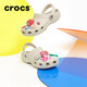 CROCS卡駱馳檀健次同款經(jīng)典洞洞鞋男鞋一腳蹬沙灘鞋拖鞋|10001 骨白色-2Y2(含智必星) 37 /38(230mm)