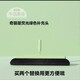 奇麗屋進(jìn)口海綿掃把畚斗套裝魔術(shù)掃帚笤帚掃頭發(fā)毛發(fā)灰塵家用神器一掃凈 熒光綠無(wú)塵掃原裝補充頭