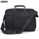 樂(lè )上（LEXON）商務(wù)休閑三用公文包手提包15英寸斜挎筆記本電腦包雙肩包男多功能 N黑色