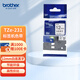 兄弟（brother） TZe-231標(biāo)簽機色帶 12mm白底黑字(適用于PT-P950NW/900W/d210/d450/d600/e300/e115/18rz)